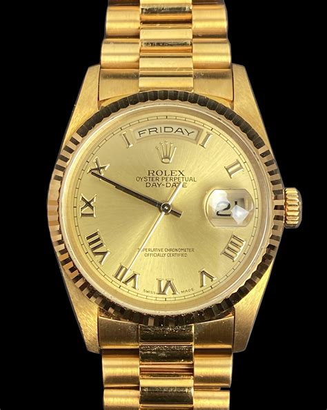 18 carat gold rolex for sale|18k gold rolex oyster perpetual.